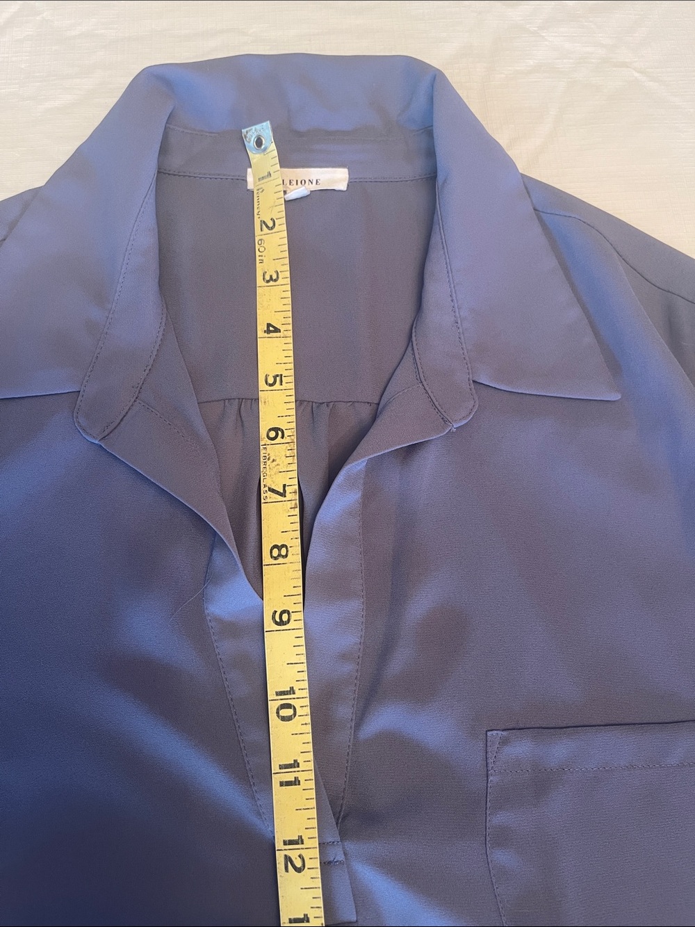 Pleione Women’s Top in Dusty Blue EUC Size XL - Picture 8 of 13